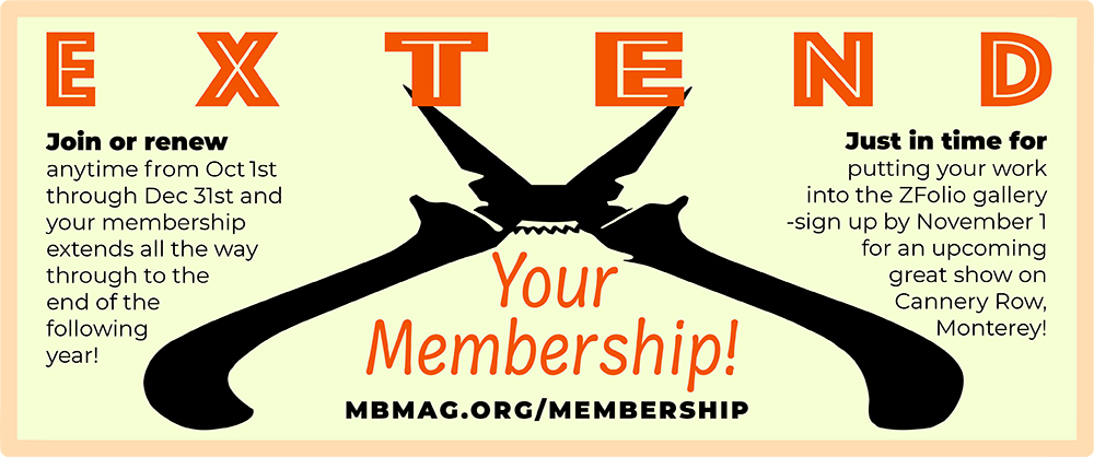 details in text about how to obtain a membership from Oct 1st 2023 through Dec 31st 2024. The background is a light yellow, the words "EXTEND Your Membership! are in orange. All the text surrounds a detailed outline of opened up needle nose pliers
