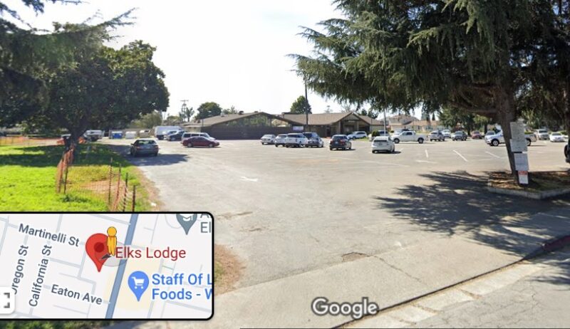 google street view of Elks Lodge #1300 in Watsonville, CA