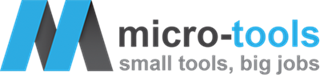 Micro-Tools logo. The company sells small tools for big jobs and is based in Dixon, California