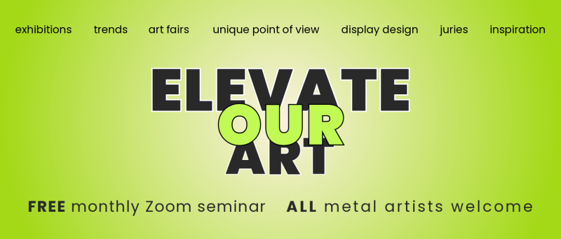 Elevate Our Art free web series for helping artists learn best practices on art profession topics such as art fairs, display design, social media, trends, exhibitions, etc.
