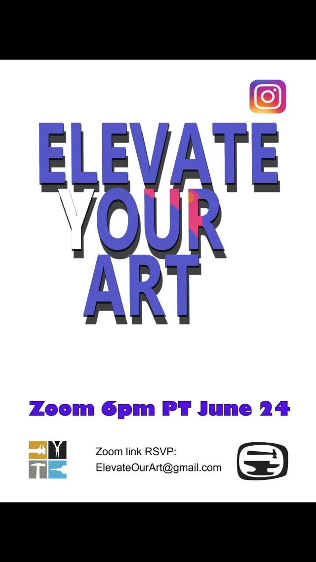 Join us for "Elevate Our Art" Wednesday night June 24th @  6 pm Pacific time via Zoom

MBMAG is pleased to be partnering with @metalartsguild_sf on this FREE "Elevate Our Art" session

"Influencers" have millions of followers & so can you!!! Artists are the ultimate creators.

Fellow artists and makers, this is the moment to increase your Instagram visibility. The Instagram algorithm changed to favor original creative content creators. With better images, hooks, and stories we can build our audience. 

This Zoom will highlight some super easy ways to increase views, likes,  and your following.

Make Instagram work for you to establish and increase visibility. 

Learn tips and tricks to develop more followers

This basic tutorial is on Zoom. It is free for everyone, you need NOT be a San Francisco Metal Arts Guild member or MBMAG member to attend

ANYONE can attend.
Please RSVP for the zoom link

DM @elevateourart
or email: ElevateOurArt@gmail.com

Each Zoom session is a small group discussion

Tips and tricks materials will be shared

Depending on who attends it can be a beginning level Instagram or elevated to the next level.

Please participate on Zoom on your computer and bring your phone fully charged with the  Instagram app on the phone.

6:00 pm PT  Quick review of some of the foundation steps

6:15 pm PT  Slightly more advanced steps

6:30 pm PT  A conversation and brainstorm. We can look at the ingredients for success and how to improve

Posting on Instagram from your computer is no longer an effective use of this platform. 

Sessions are *not* recorded

#elevateourart #visibility #craft